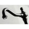 Kingston Brass KS1970TX 8" Widespread Bathroom Faucet, Matte Black KS1970TX